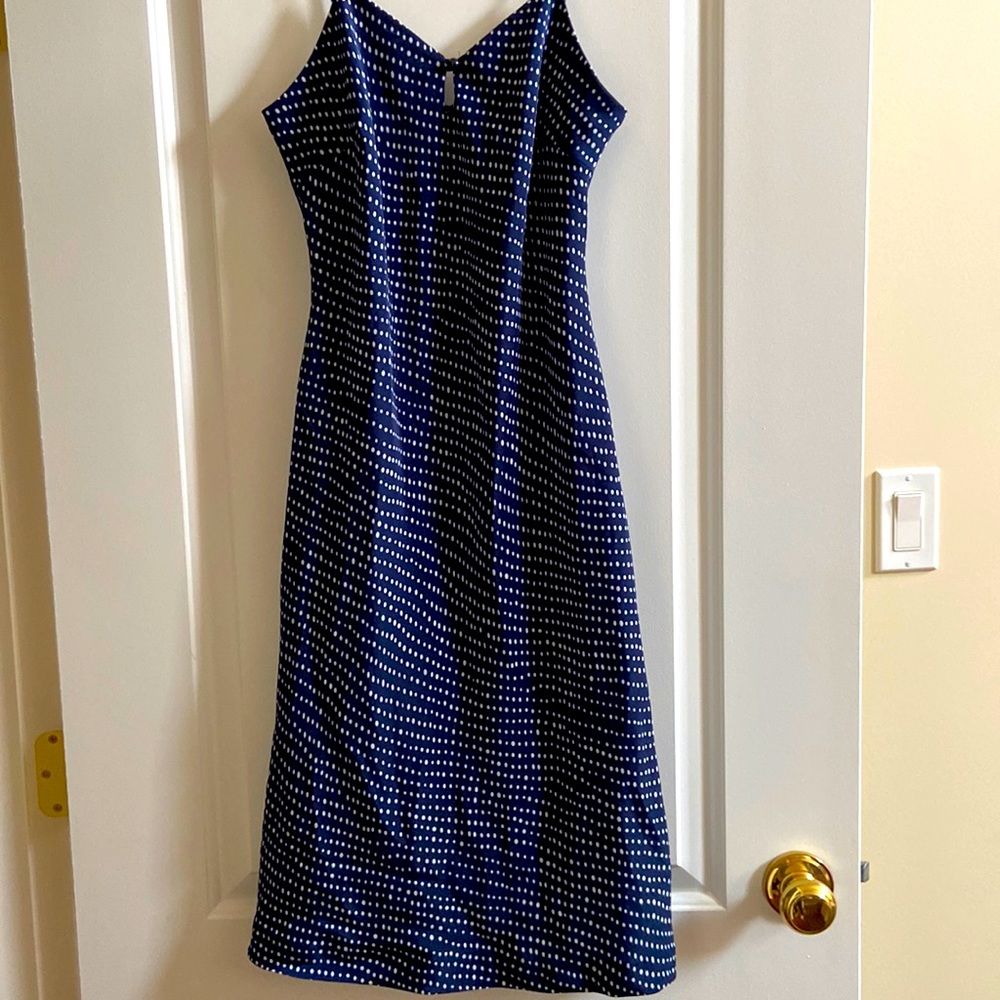 EUC Jessica polka dot slip dress/ loungewear in size XS